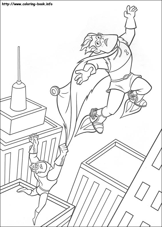 The Incredibles coloring picture